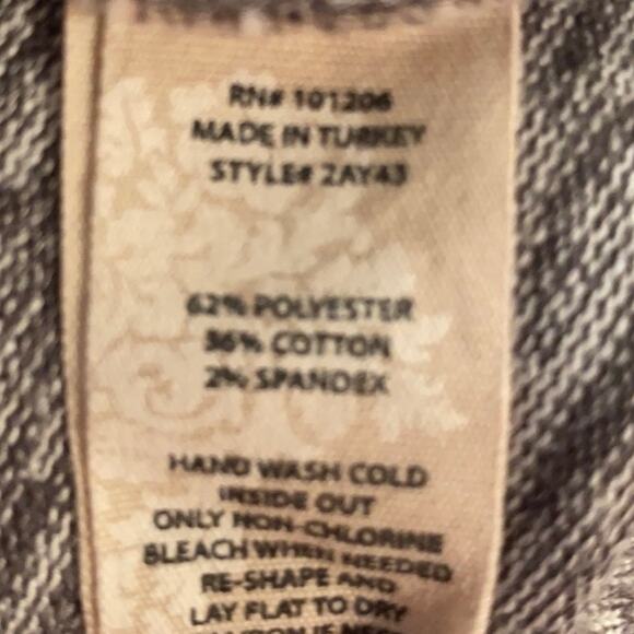 Soft Surroundings Cloud 9 Cowl Neck Tunic Sweater Gray Size SP - Picture 6 of 8